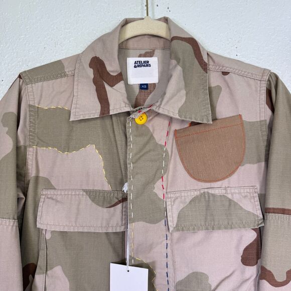 Atelier & Repair Caravanserai Jacket Mens XS Military Desert Camo Hand Stitched - Picture 2 of 13